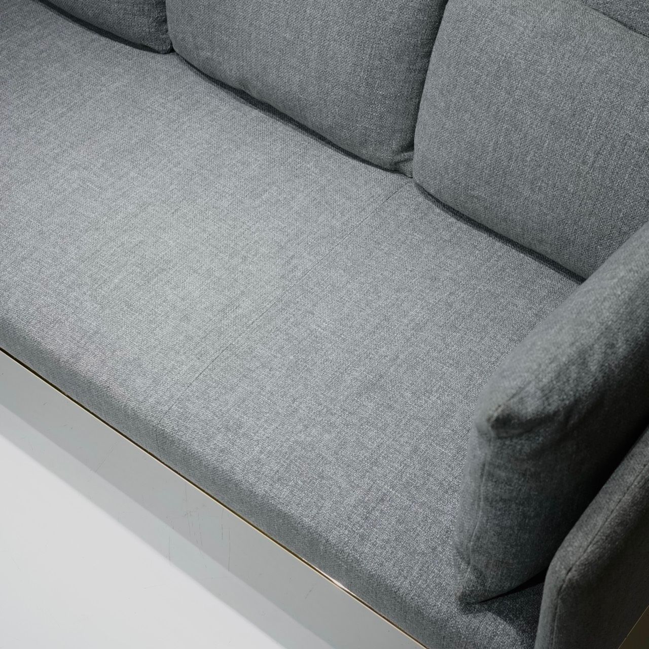  価格交渉 Time-Style タイムアンドスタイル Transit sofa brass トランジットソファ 3人掛け ソファ 3Pソファ ファブリック 真鍮フレーム モダン ラグジュアリー ホテルライク 組み合わせ自由ソファ 2人掛け 3人掛けソファ ソファ ソファベッド