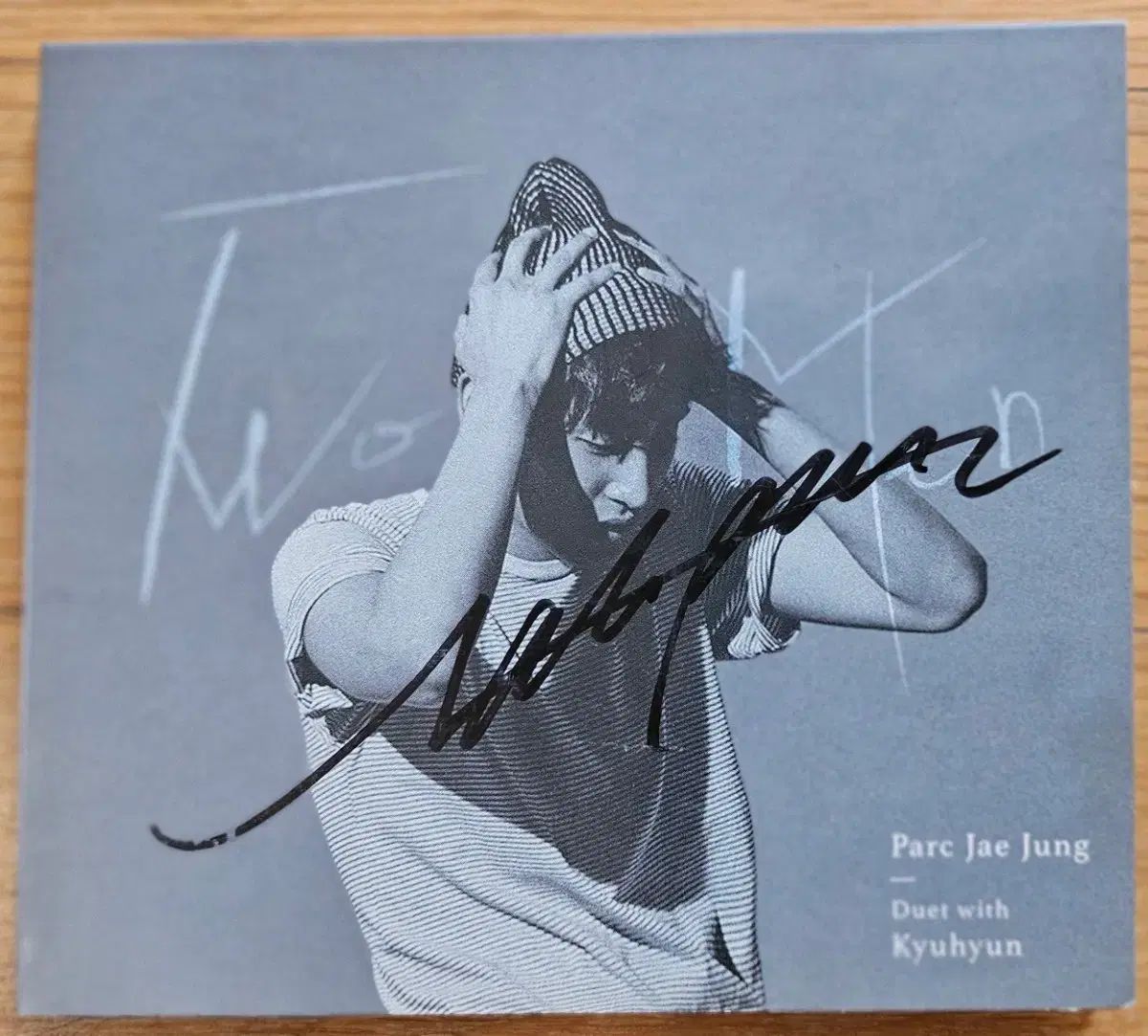 非売品 パク・ジェジョン 二人の男 (キュヒョン KYUHYUN) サインCD