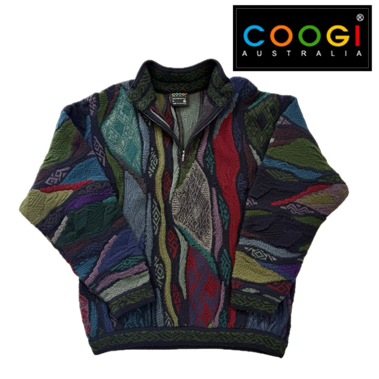 90s【COOGI】クージー☆3Dニット☆Mサイズ☆オーストラリア製☆1点物