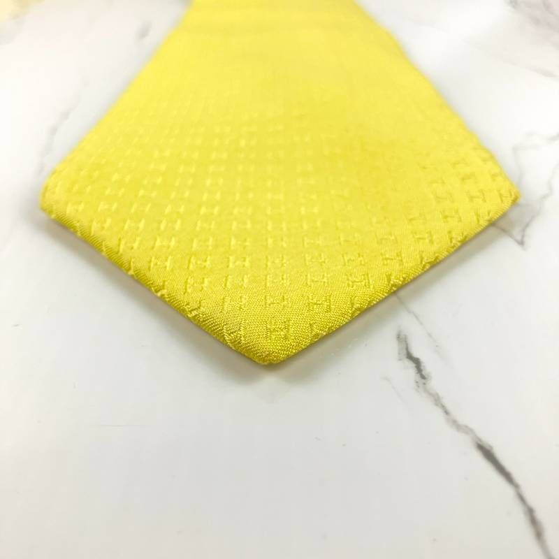 希少 美品 HERMES エルメス ネクタイ ファソネ H柄 H織 Hパターン