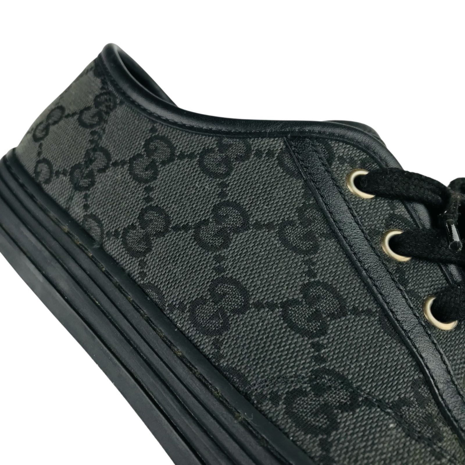 美品☆GUCCI☆グッチ・メンズ キャンバス レザーコンビ GGモノグラム総 