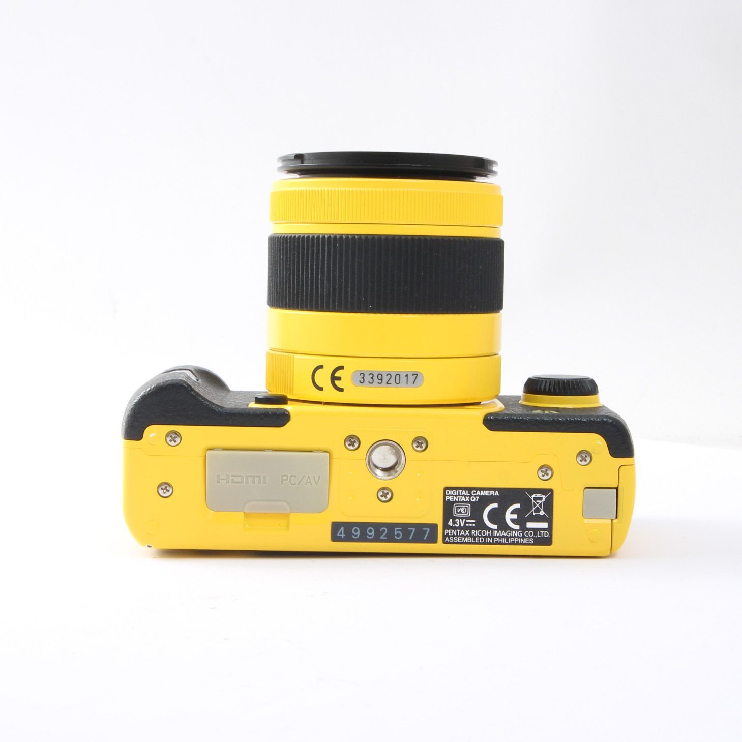 PENTAX ペンタックス Q7 イエロー + SMC PENTAX 5-15mm F2.8-4.5 ED AL