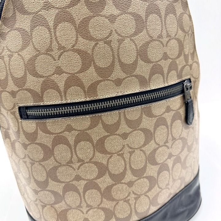 COACH コーチ リュックサック シグネチャー キャンバス ベージュ