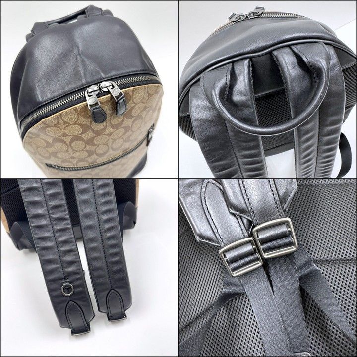 COACH コーチ リュックサック シグネチャー キャンバス ベージュ