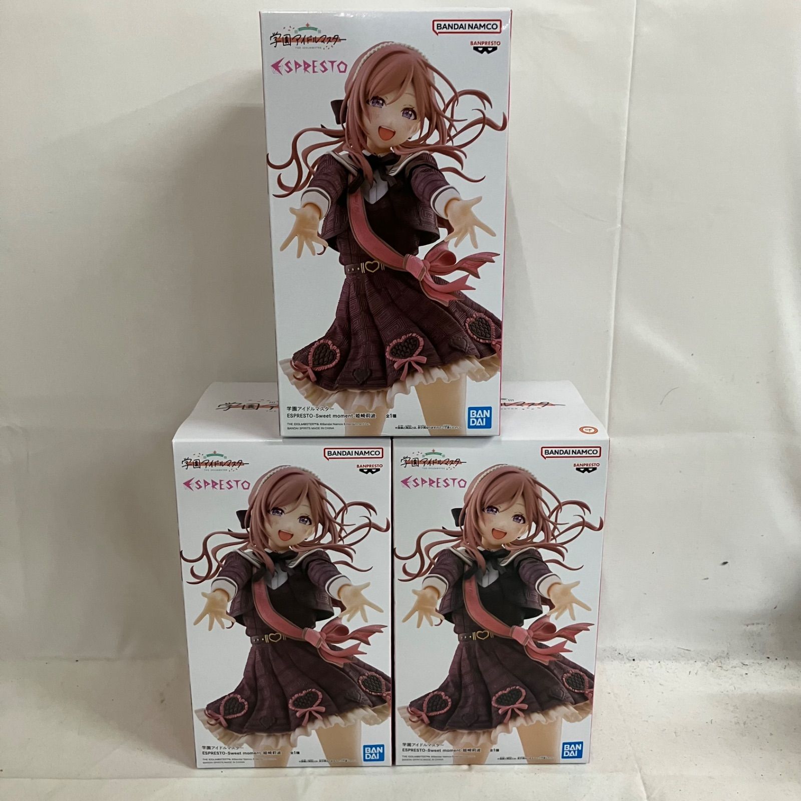 未開封 学園アイドルマスター ESPRESTO 姫崎莉波 フィギュア 3個セット