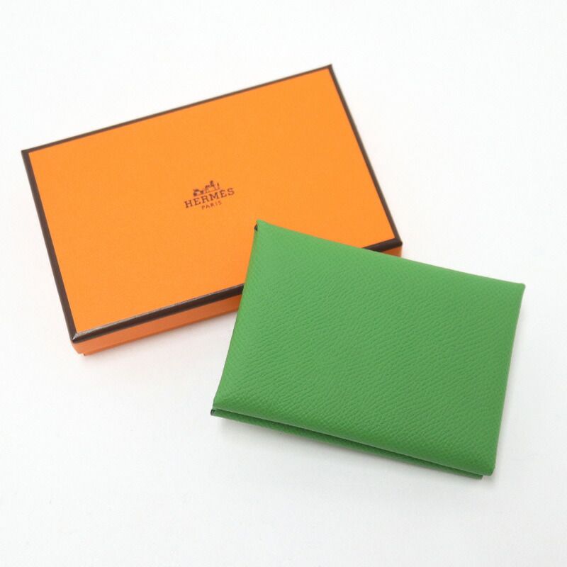 HERMES エルメス カルヴィデュオ コインケース エプソン ヴェール