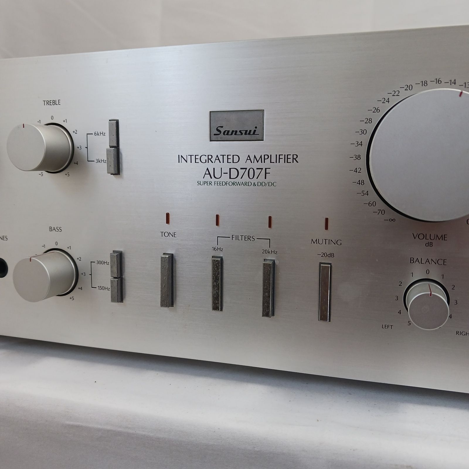 中古品】ジャンク品 SANSUI（山水電気）プリメインアンプ「AU-D707F