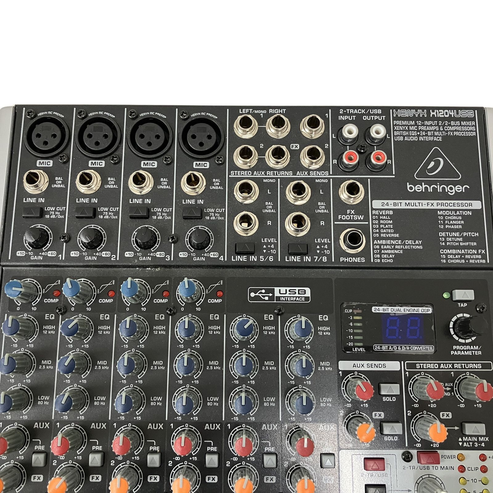 BEHRINGER XENYX X1204USB アナログミキサー USBオーディオ