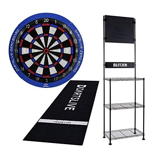 セット商品 DARTSLIVE-ZERO BOARD - BLITZER ダーツスタンド BSD21-BK - DARTSLIVE Home スローマット 彡