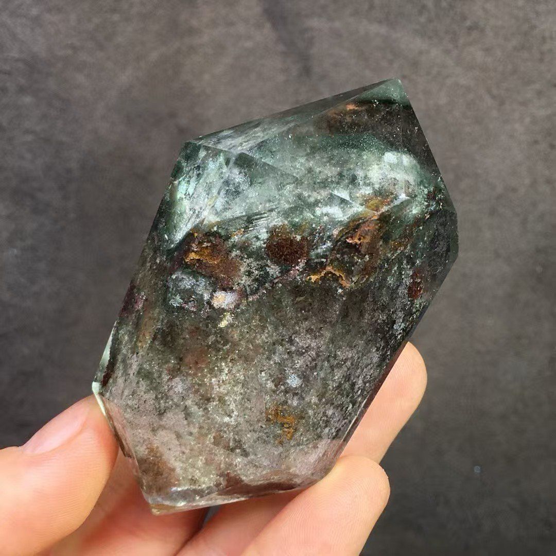  AAAAAAA級天然ガーデンクォーツ水晶六角柱B0304|YS|0257|229A 小物トレイ 置物 インテリア小物