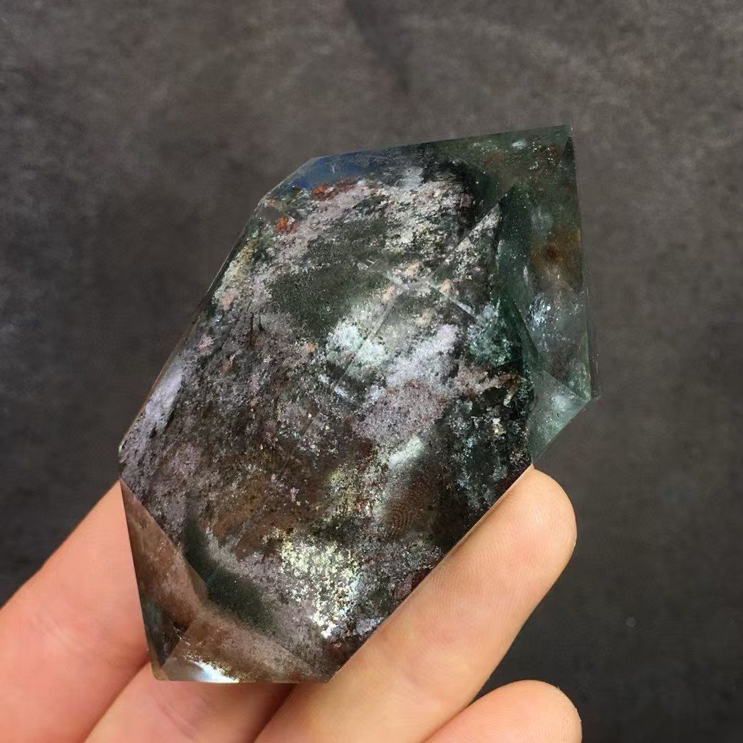 AAAAAAA級天然ガーデンクォーツ水晶六角柱B0304|YS|0257|229A