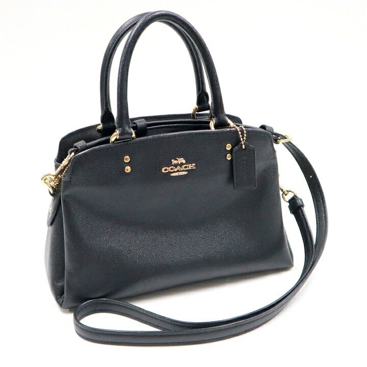 COACH コーチ ミニリリーキャリーオール 2WAYショルダーバッグ レザー