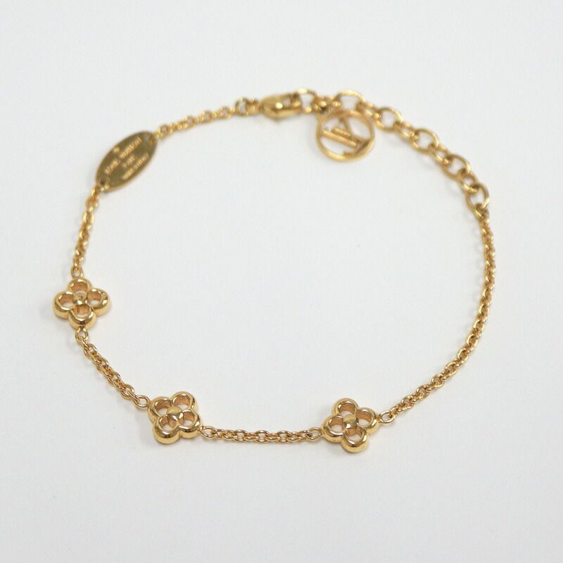 LOUIS VUITTON ルイヴィトン フラワーフルブレスレット LVサークル GP