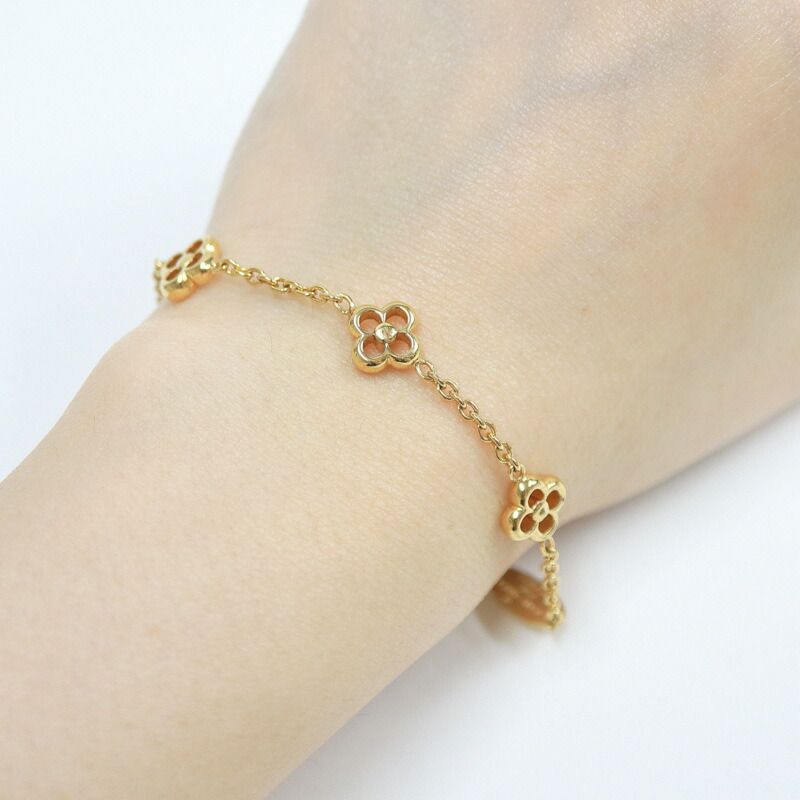 LOUIS VUITTON ルイヴィトン フラワーフルブレスレット LVサークル GP