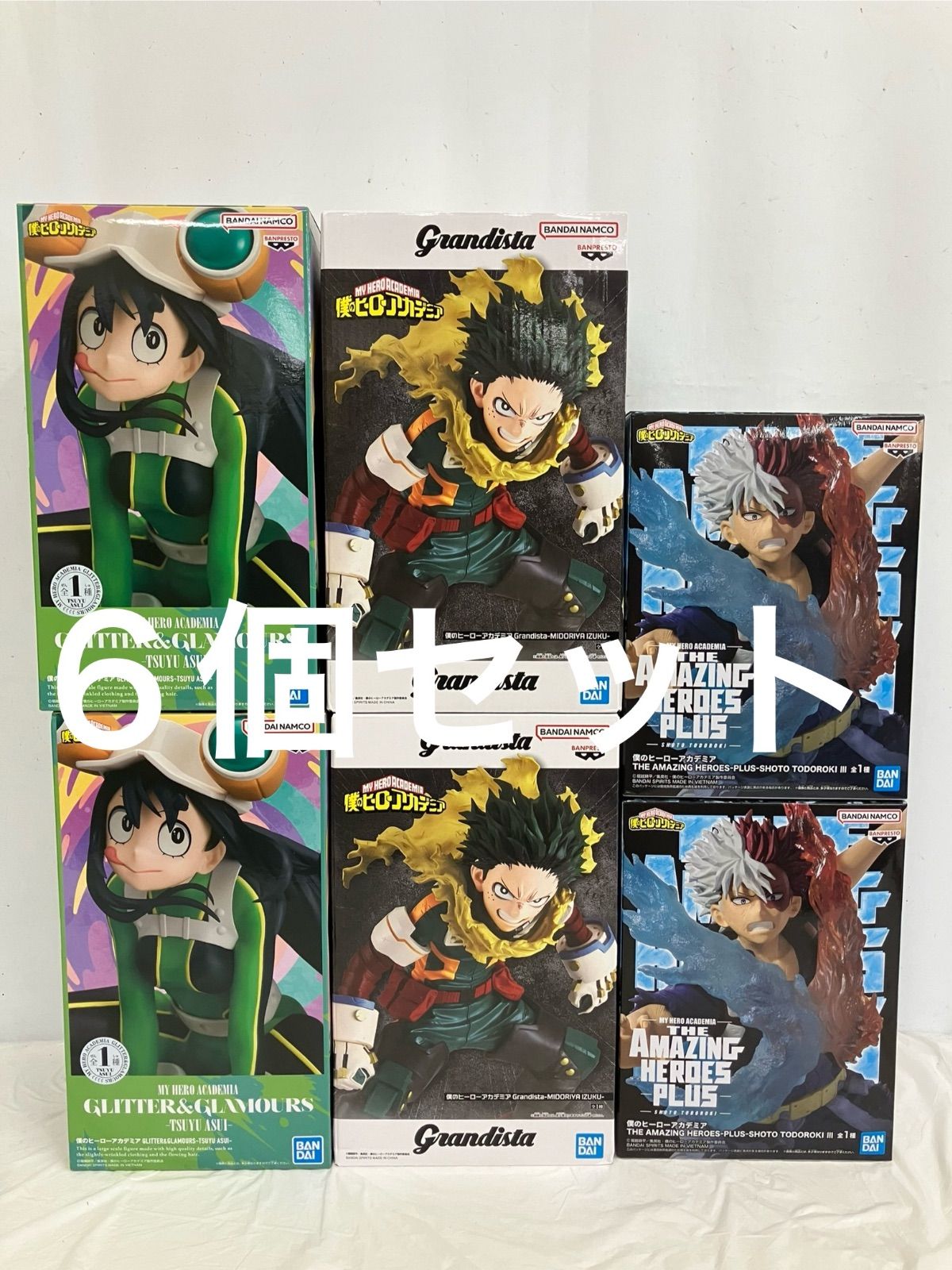 未開封 僕のヒーローアカデミア 轟焦凍 緑谷出久 蛙吹梅雨 フィギュア