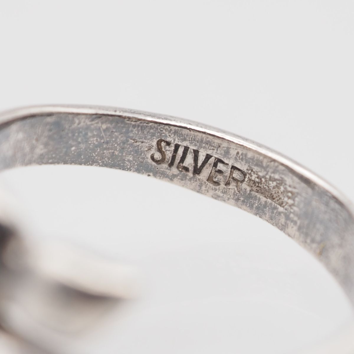 R062 ターコイズ風 SILVER925刻印 リング デザイン シルバー 指輪