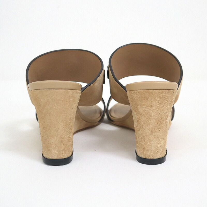 S.Ferragamo フェラガモ ガンチーニ サンダル CHAIM70 スエード×レザー