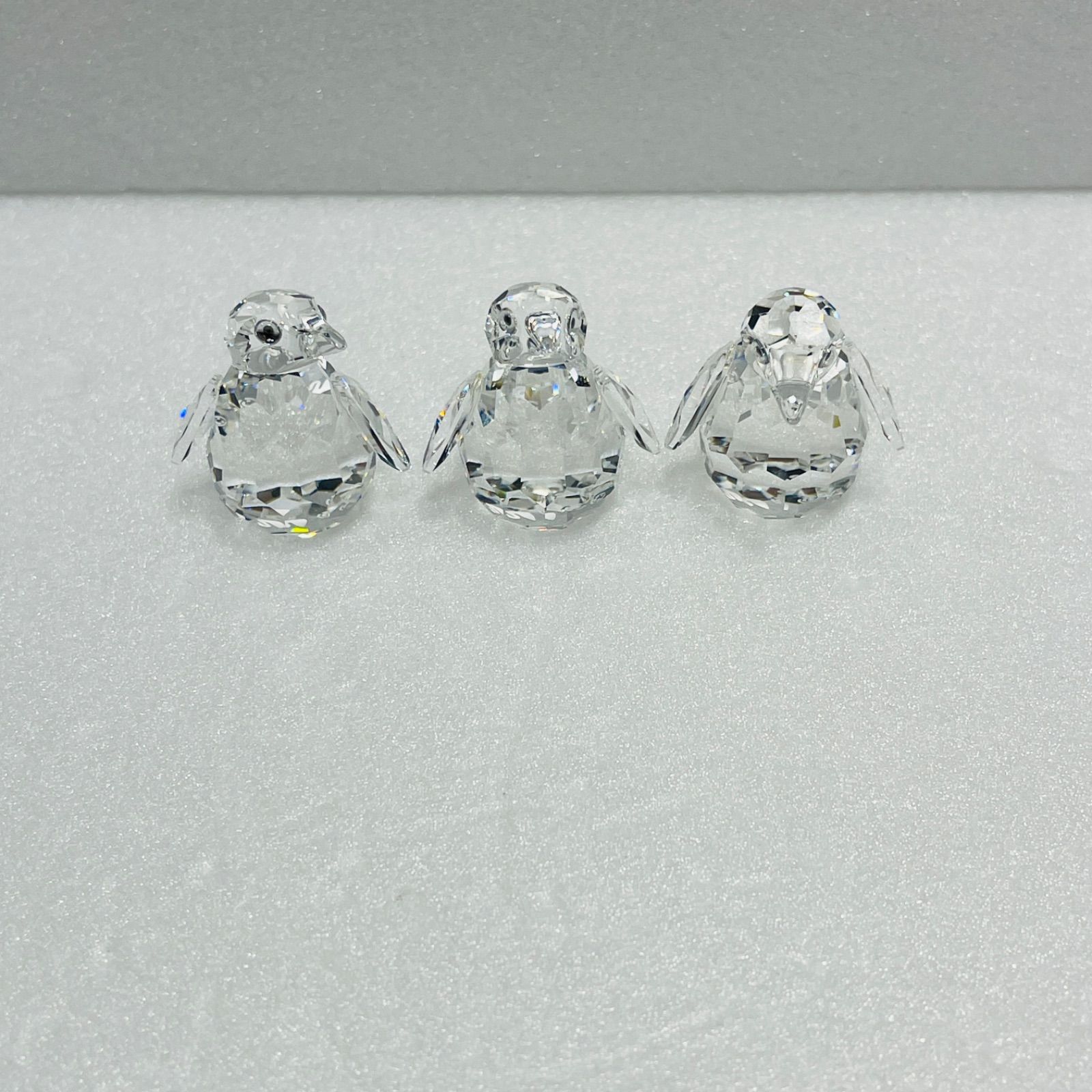 Swarovski スワロフスキー ベビーペンギン 3羽セット クリスタル