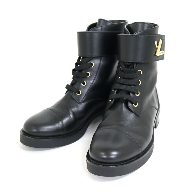 LOUIS VUITTON ルイヴィトン ブーツ ワンダーランドライン ブラック