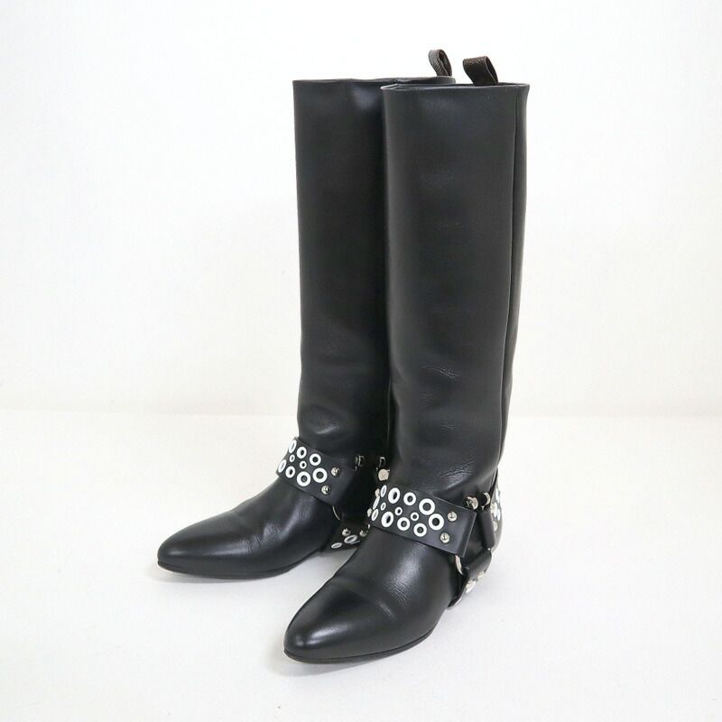 LOUIS VUITTON ルイヴィトン ロングブーツ ラプソディライン レザー