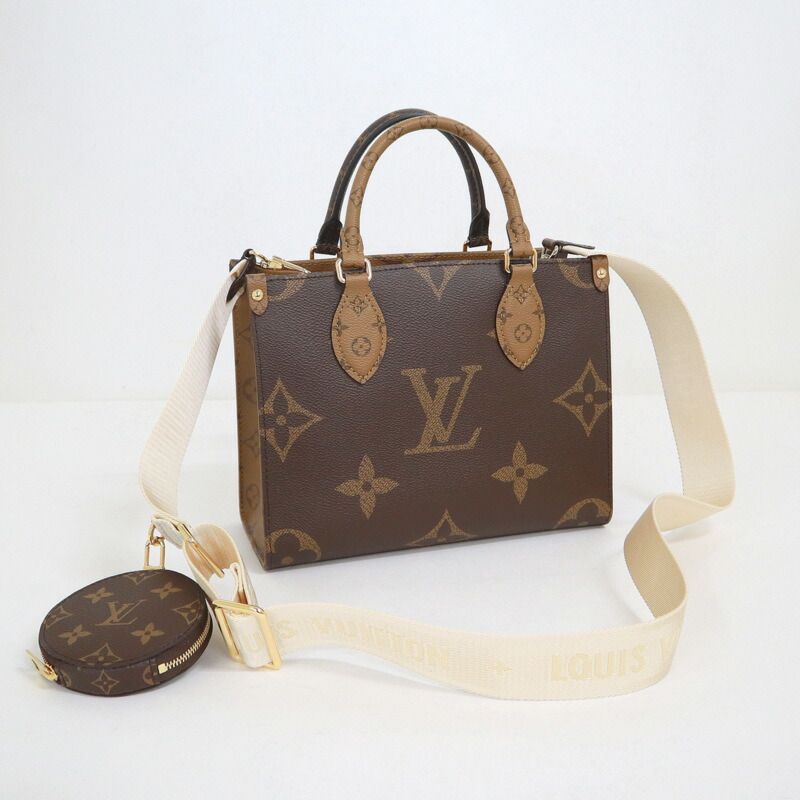 LOUIS VUITTON ヴィトン オンザゴーPM 2WAYショルダーバッグ