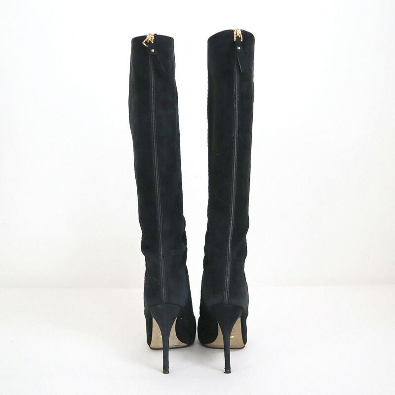 Sergio Rossi セルジオロッシ ロングブーツ ピンヒール ブラック