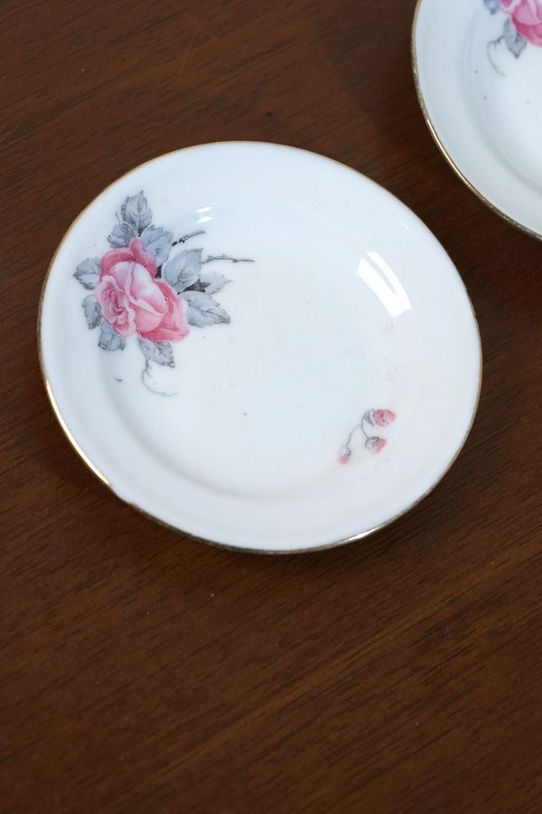 フランスアンティーク】1930年代 ディネット 深皿・平皿セット ピンク