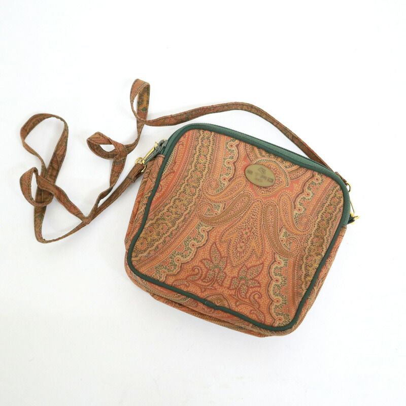 ETRO エトロ ショルダーバッグ ポーチ ペイズリー柄 ナイロン - メルカリ