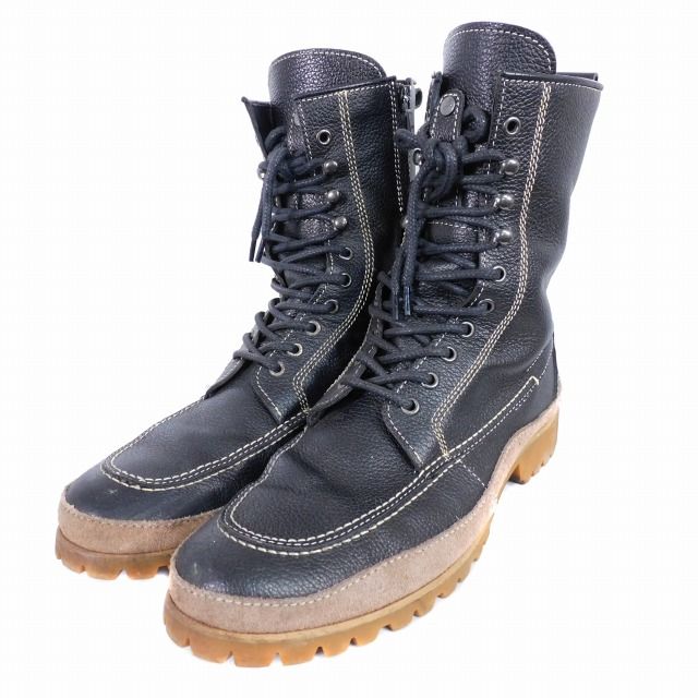 クシタニ KUSHITANI FOOTWEAR モカシンブーツ バイク レザー 27 黒