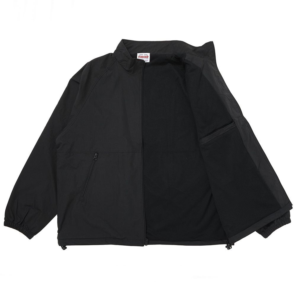 PORKCHOP/ポークチョップ】BAR&SHIELD TRACK JKT / ブラック