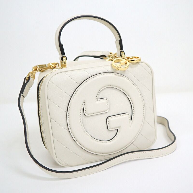 GUCCI グッチ ブロンディ トップハンドル・ 2WAYバッグ レザー