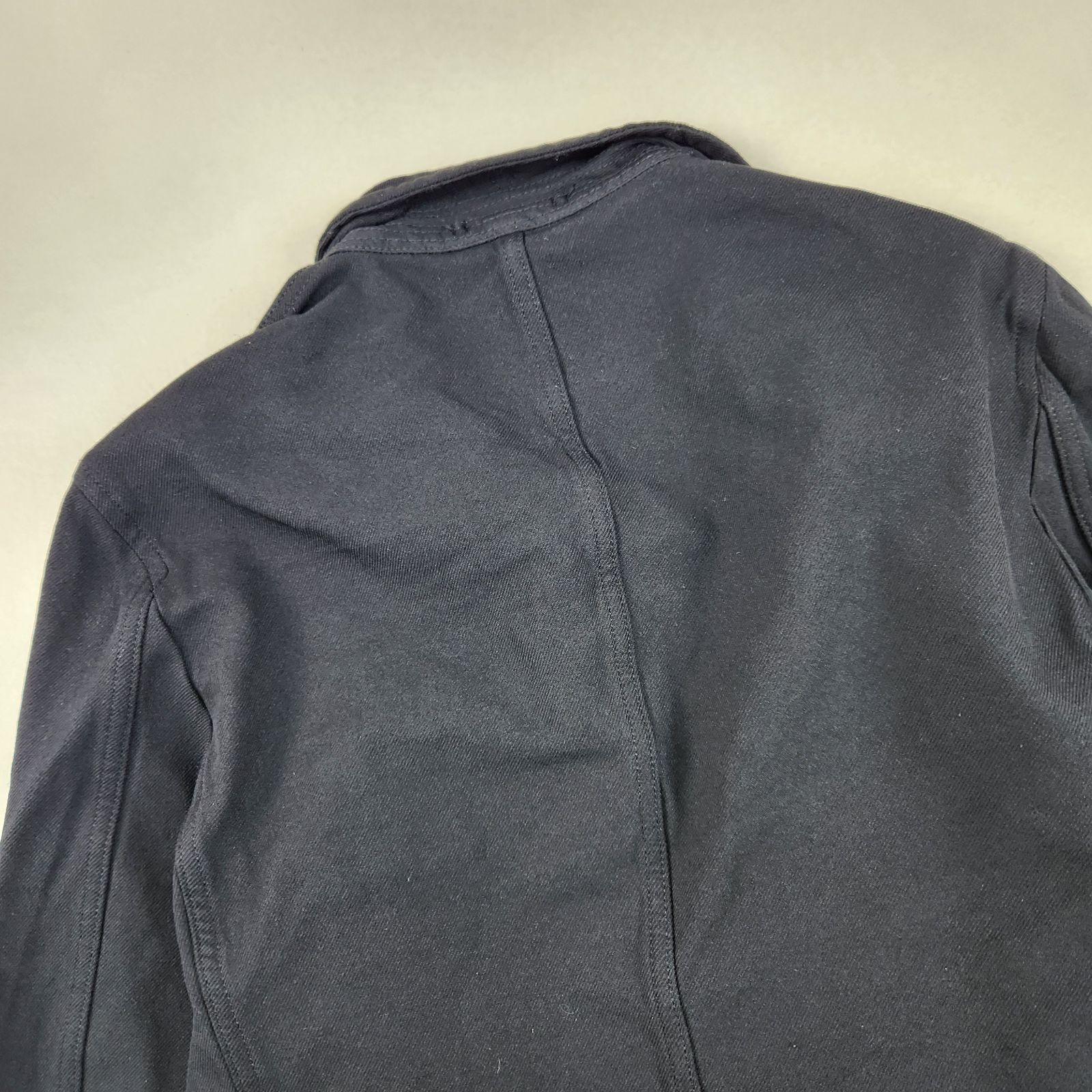 美品 COMME des GARCONS HOMME PLUS ブルゾン AD2003 カーブ期 ポリ縮 