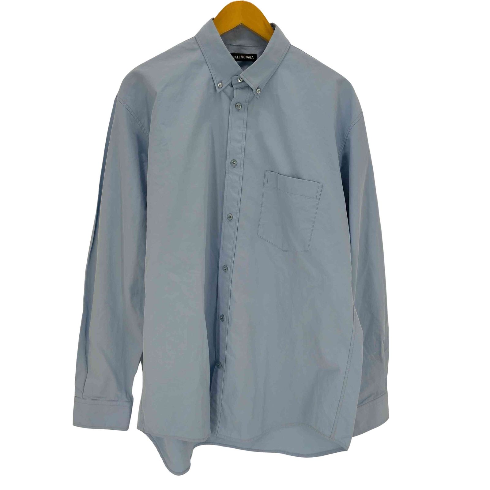 バレンシアガ BALENCIAGA バックロゴプリント L/Sシャツ メンズ 38