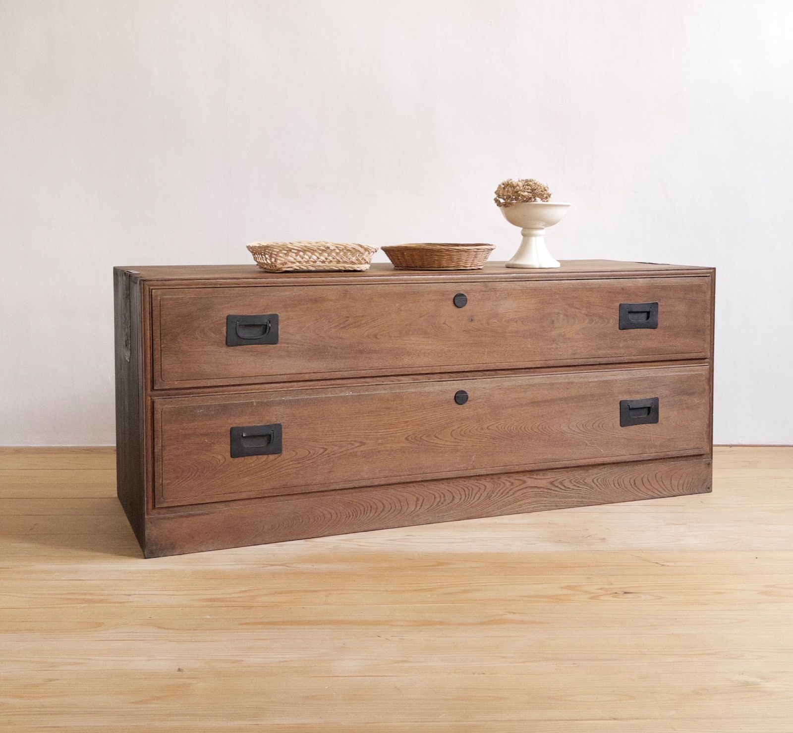 ローボード 引き出し M060 古道具 古家具 和家具 ビンテージ