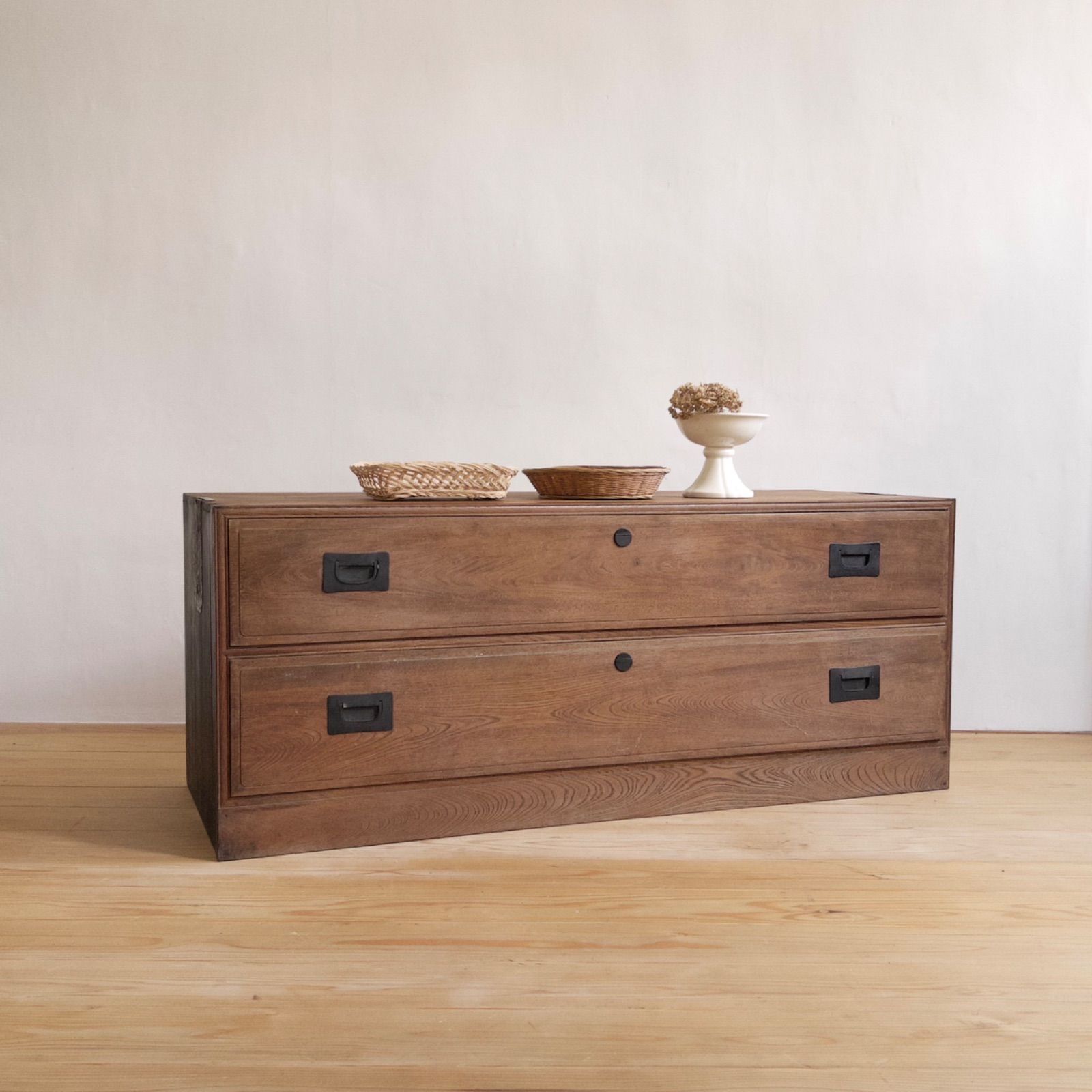 ローボード 引き出し M060 古道具 古家具 和家具 ビンテージ