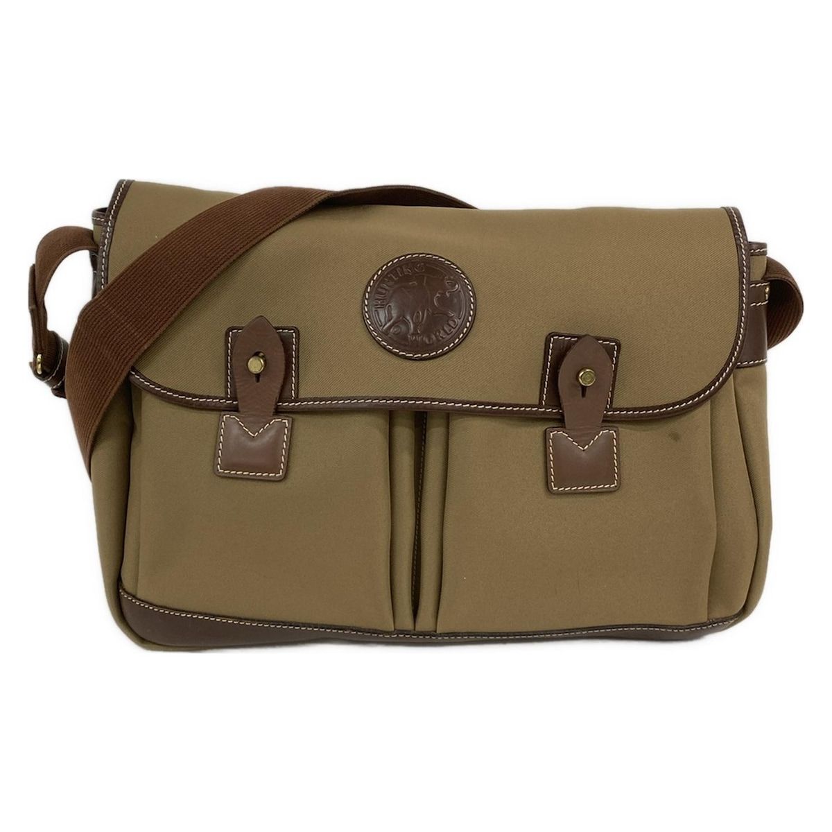 HUNTING WORLD(ハンティングワールド) ショルダーバッグ - カーキ