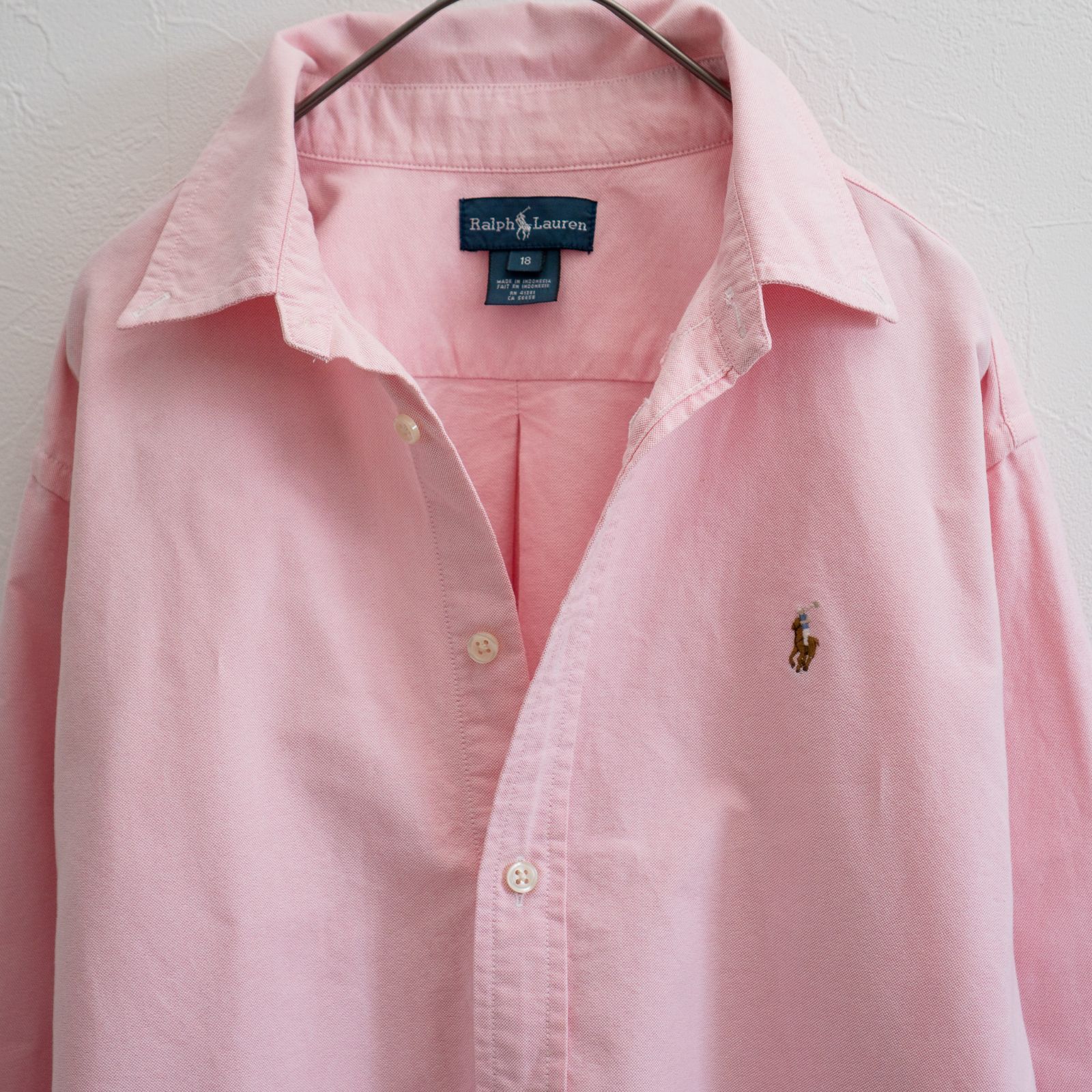 Ralph Lauren ラルフローレン オックスフォードシャツ レディースM相当