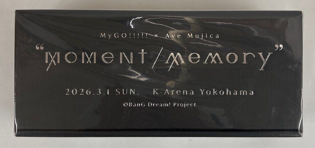 グッズ付チケット特典 ツーマンライブ “moment / memory