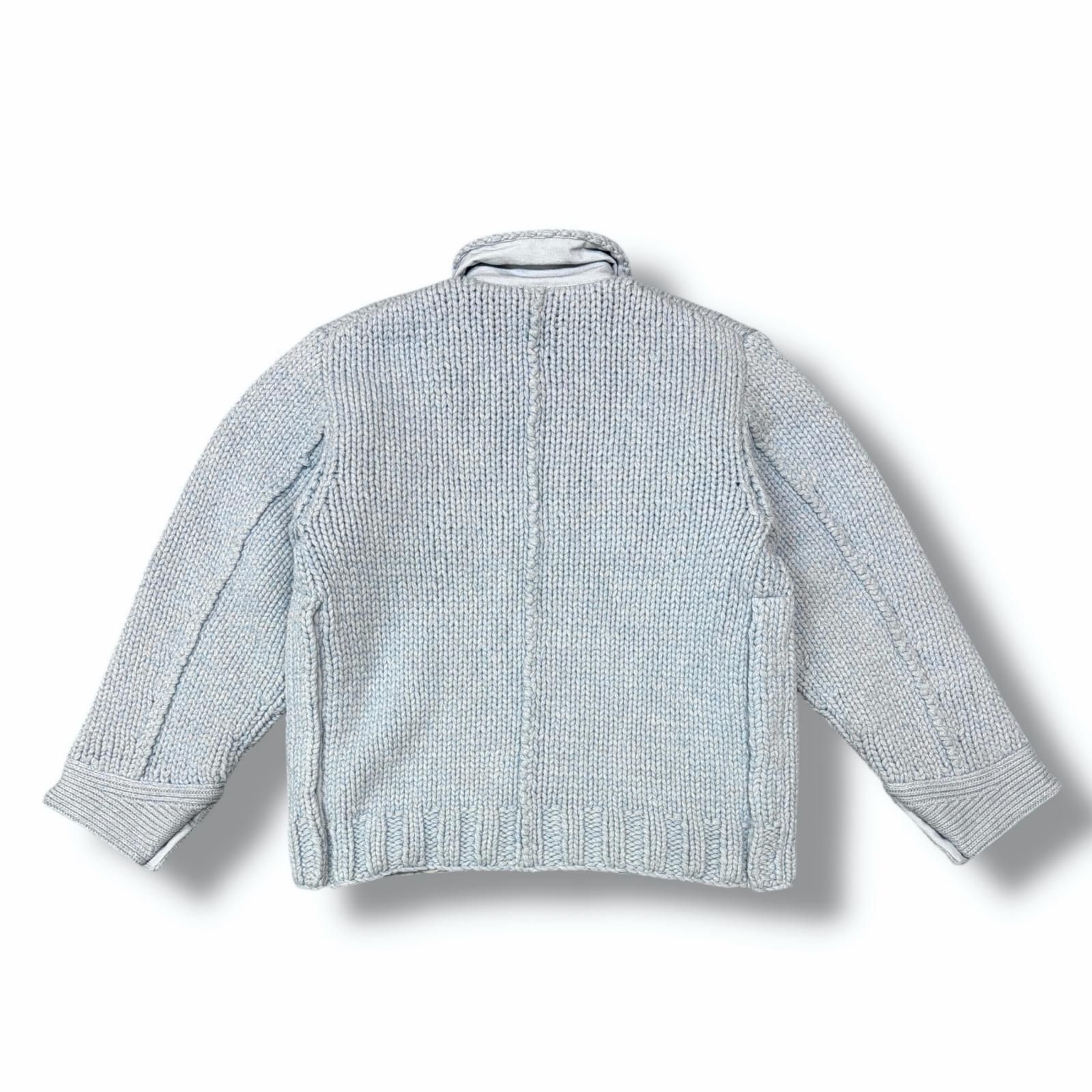 参考上代159500円 sacai × Carhartt WIP 23AW Knit Jacket Michigan 
