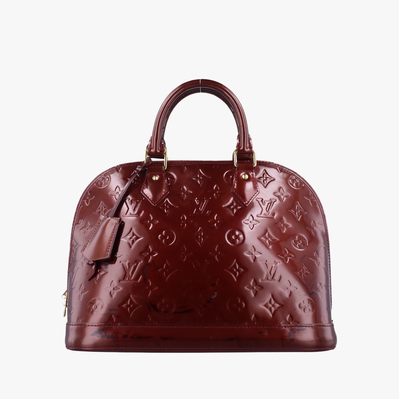 ルイヴィトンLouis VuittonアルマPM アマラント ヴェルニ M91611