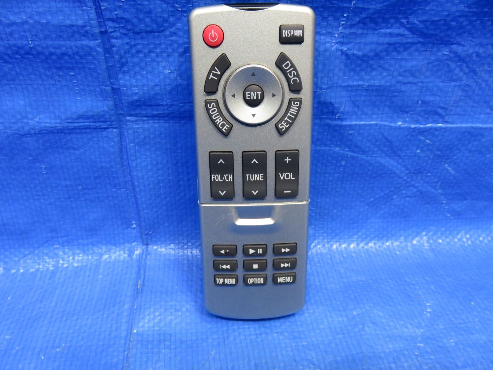 LA9338* ヴェルファイア GGH20W/後期 リアモニター用 リモコン リアエンターテイメントシステム/純正 86170-58050/CY-KT41J0AJ　※小傷