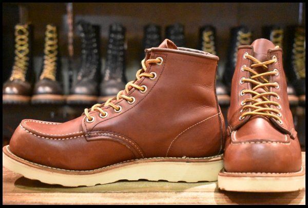 6.5D 良品 08年】レッドウィング 9106 アイリッシュセッター 赤茶 