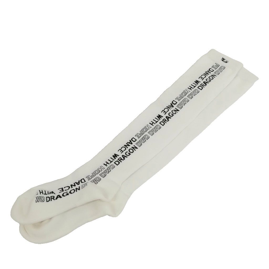 ダンスウィズドラゴン Dance With Dragon ロゴライン ハイソックス