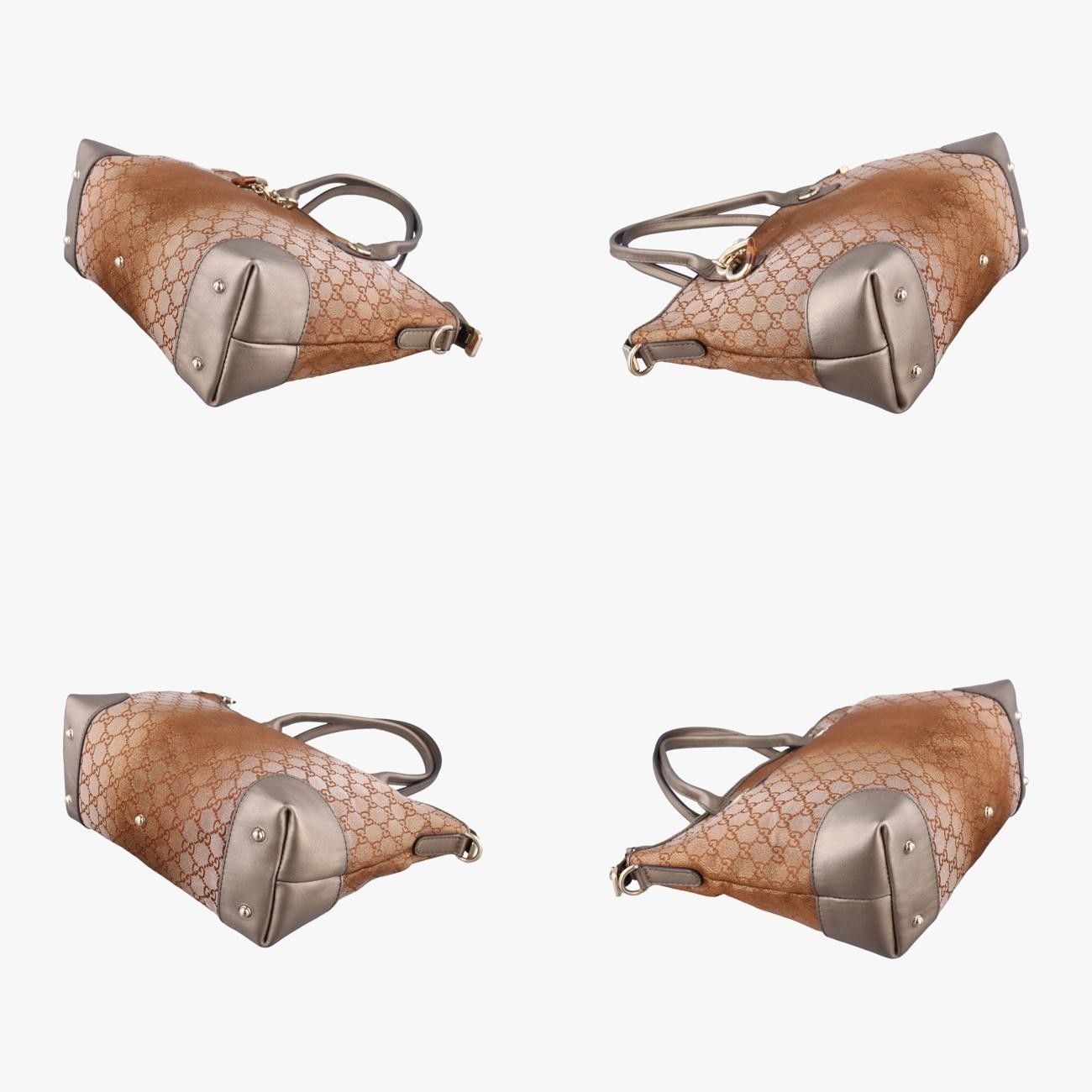 1円□美品□グッチ□グッチシマ ハートビット 269956 レザー トート 