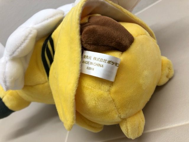 ポケモン メガデンリュウのポンチョを着たピカチュウ ポケモンセンター