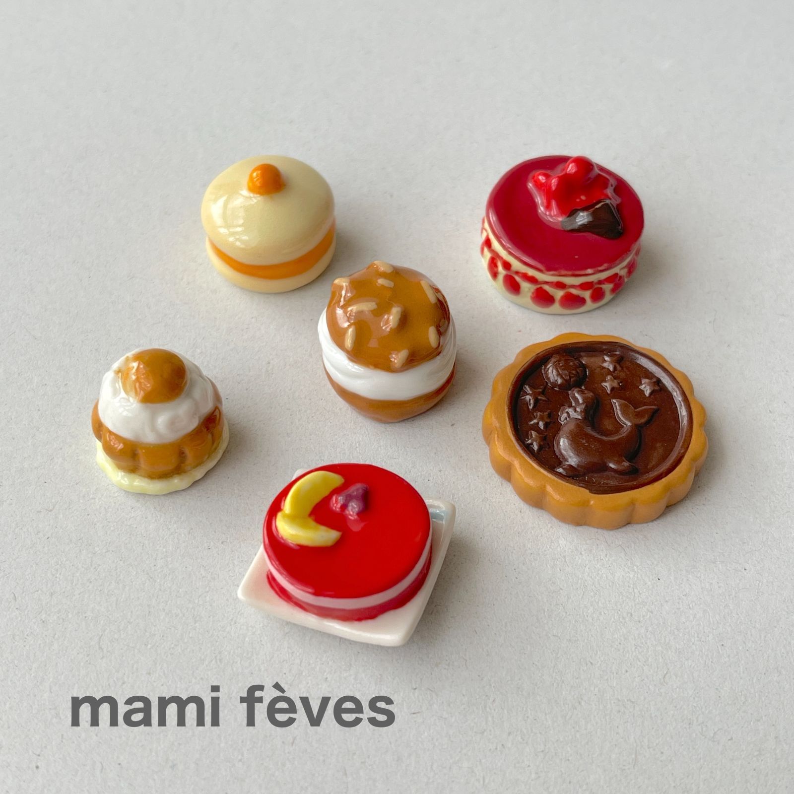 フェーヴ スイーツ① 6個 ケーキ クッキー フランス フェーブ