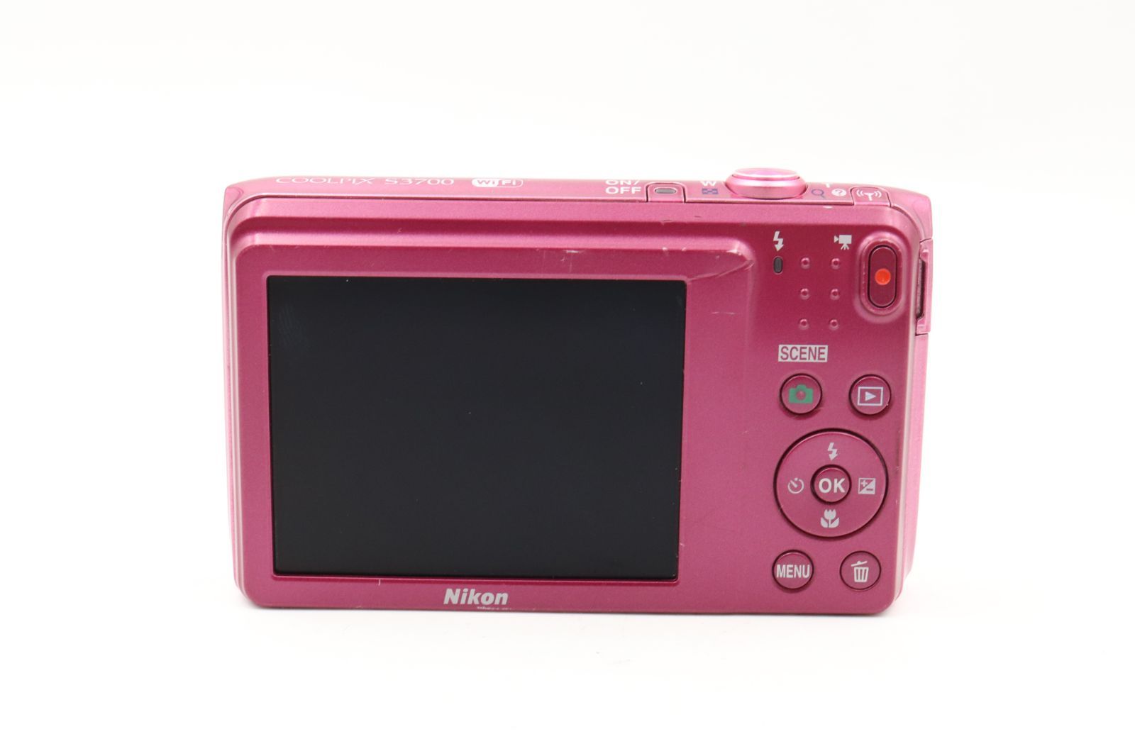 カメラ 動作好調☆Nikon COOLPIX S3700 ニコン クールピクス ピンク