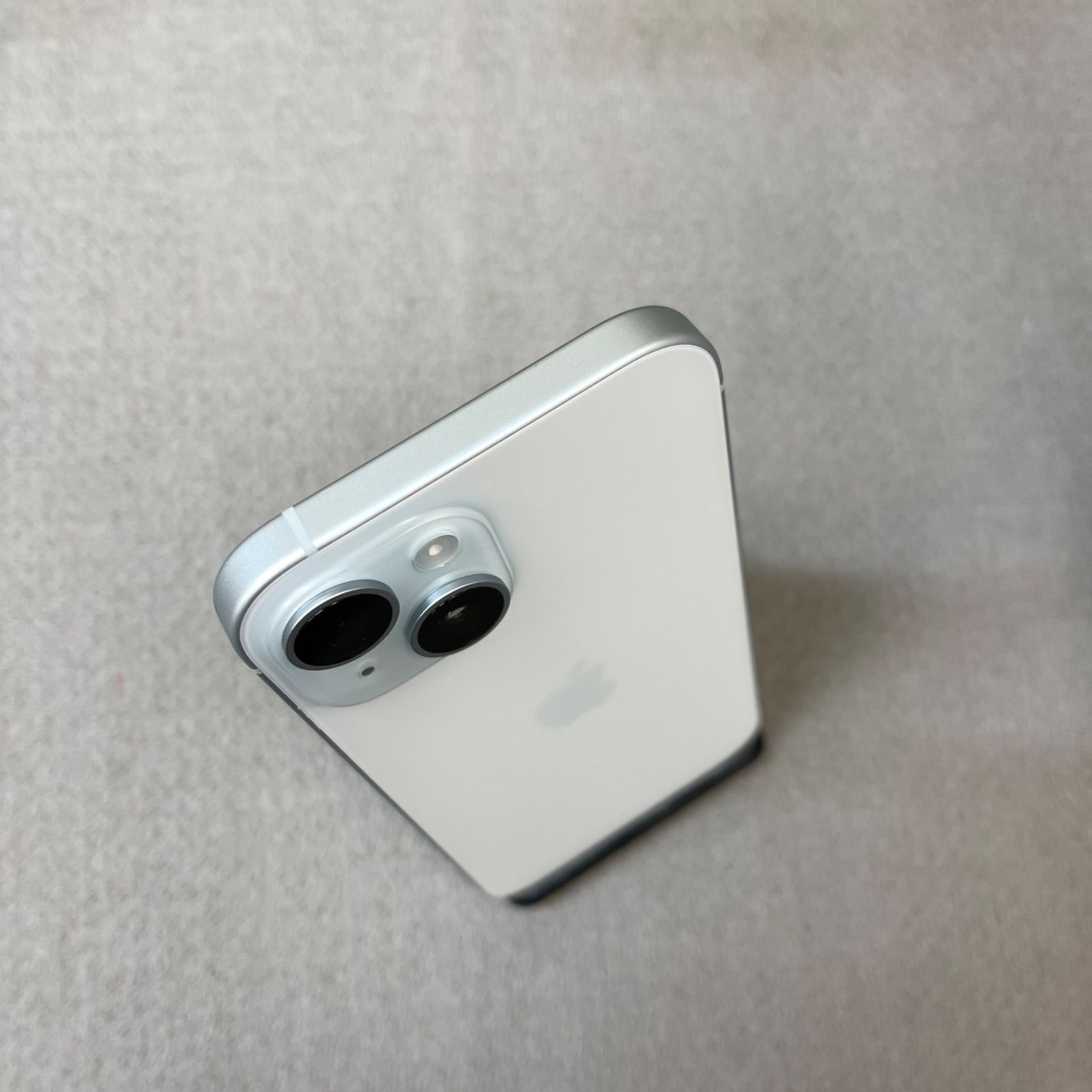 iPhone 15 128GB ブルー SIMフリー バッテリー100% - メルカリ