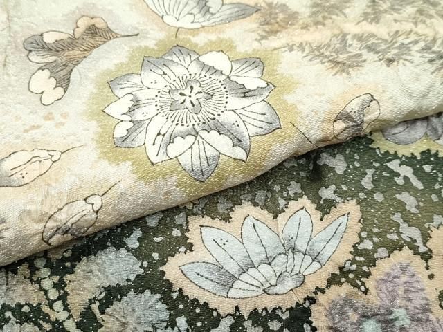 平和屋本店○極上 吉乃一廉 幻の辻が花 訪問着 辻が花 絞り 暈し染め