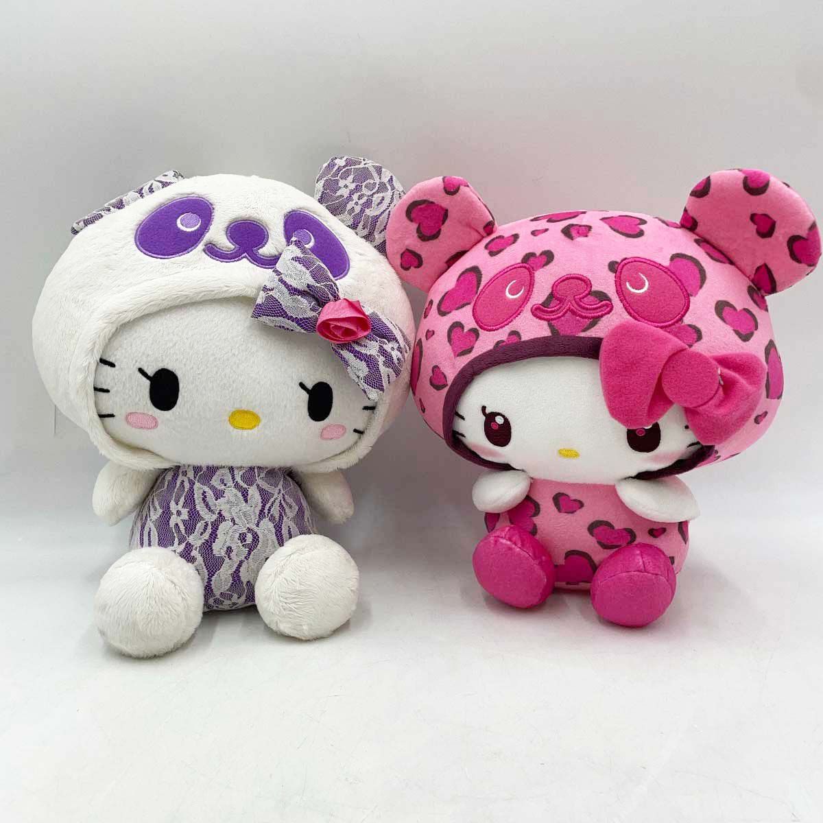 2点セット] サンリオ ハローキティ キティちゃん パンダ キティ ヒョウ